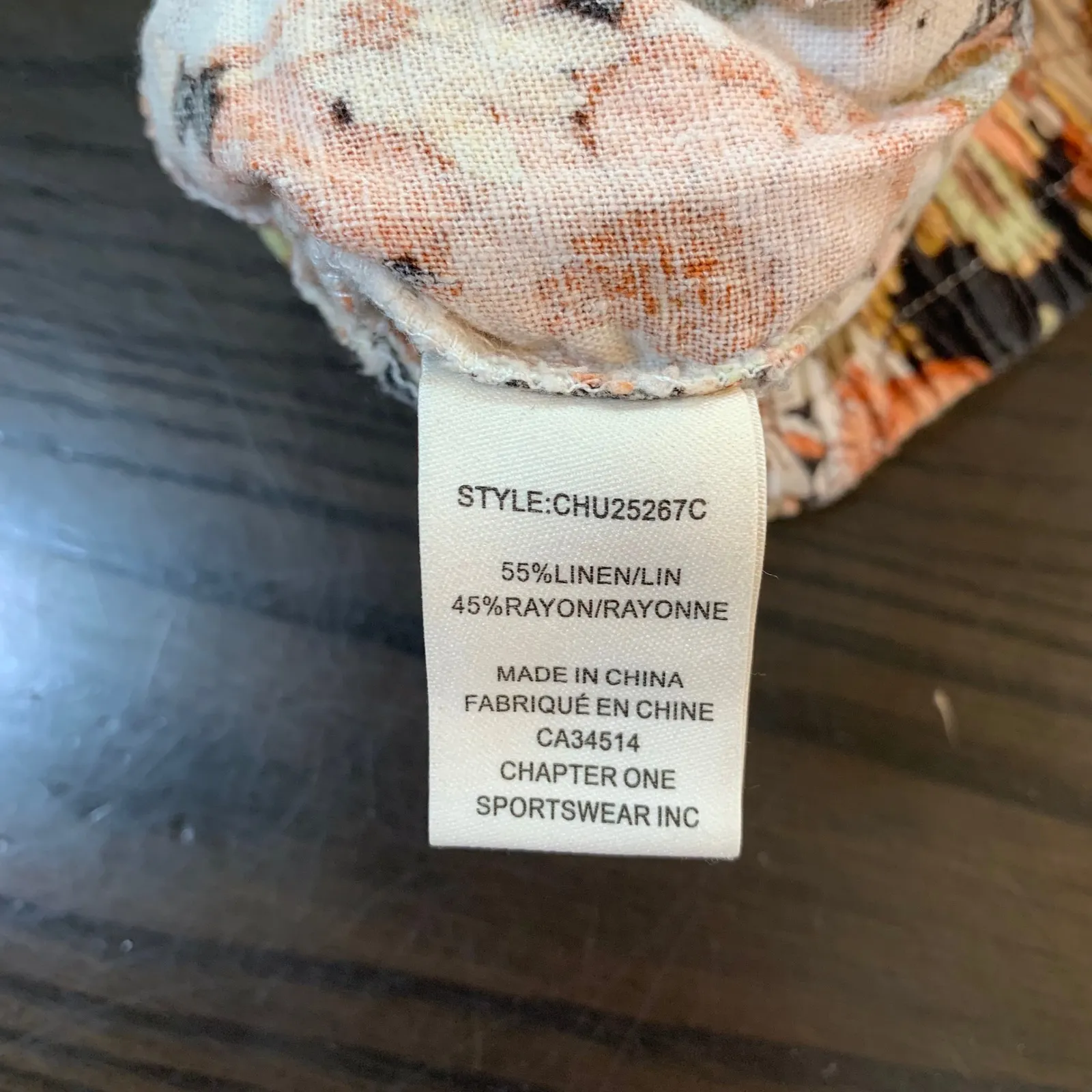 Haver + Blair Floral Wide Leg Pants High Waist Retro Boho Small S Coastal Beachy - Image 4