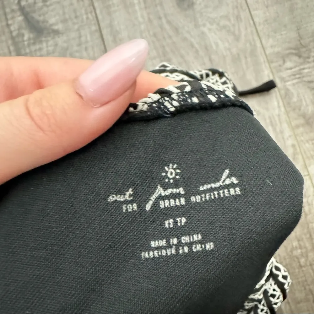 Urban Outfitters Out From Under One Piece Crochet Striped Swimsuit Size XS - Image 7