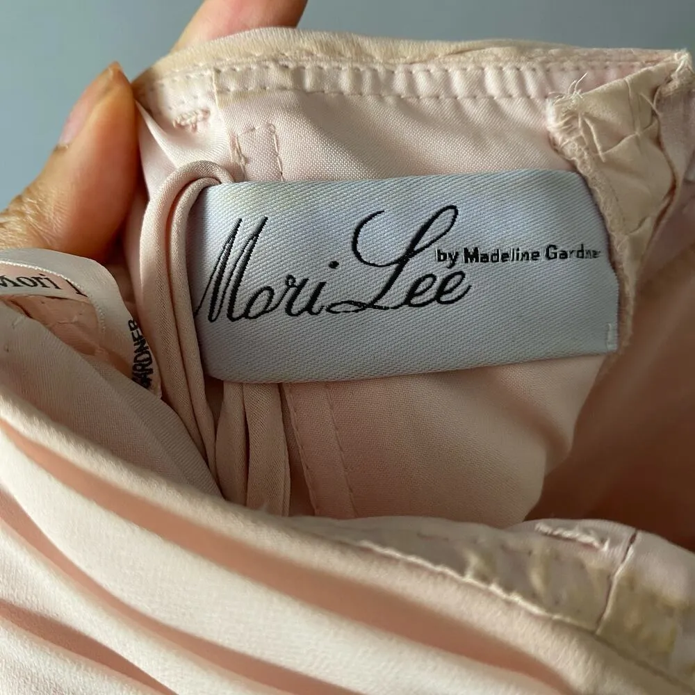 Mori Lee‎ by: Madeline Gardner sz S pink strapless fit flare cocktail dress - Image 4