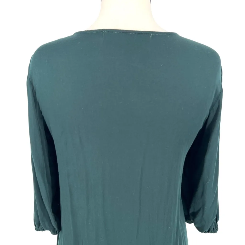 Michael Stars Keyhole Flounce Dress Dark Green Size XS - Image 8