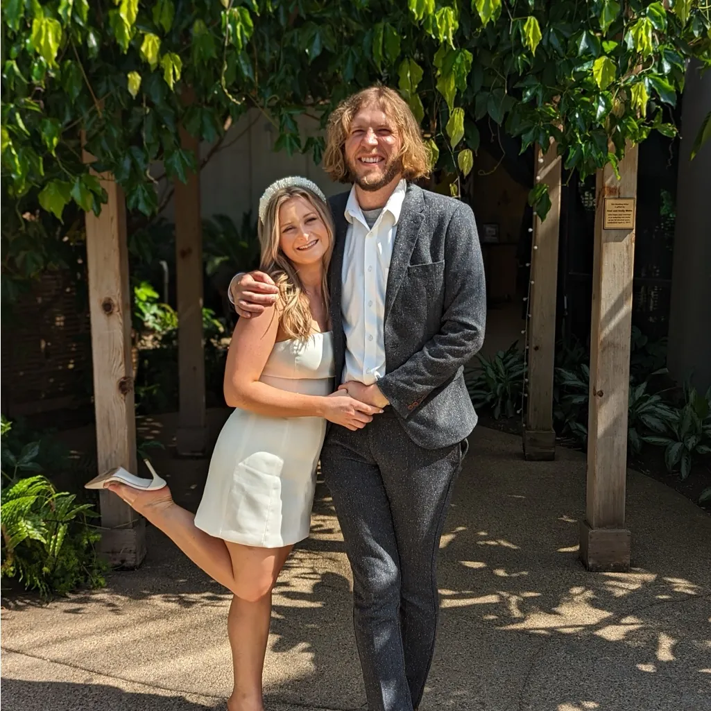 💜 Meshki White Strapless Sheath Mini Dress 💚 - Image 8