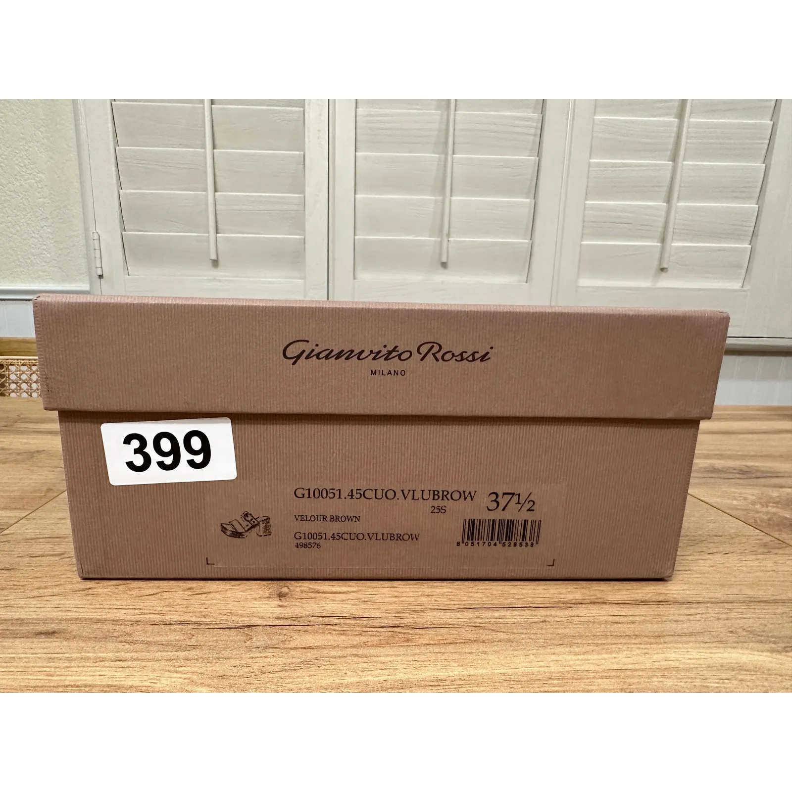 Gianvito Rossi Suede Buckle Dual-Band Platform Slide Sandals 7.5 US 37.5 EU NIB - Image 13