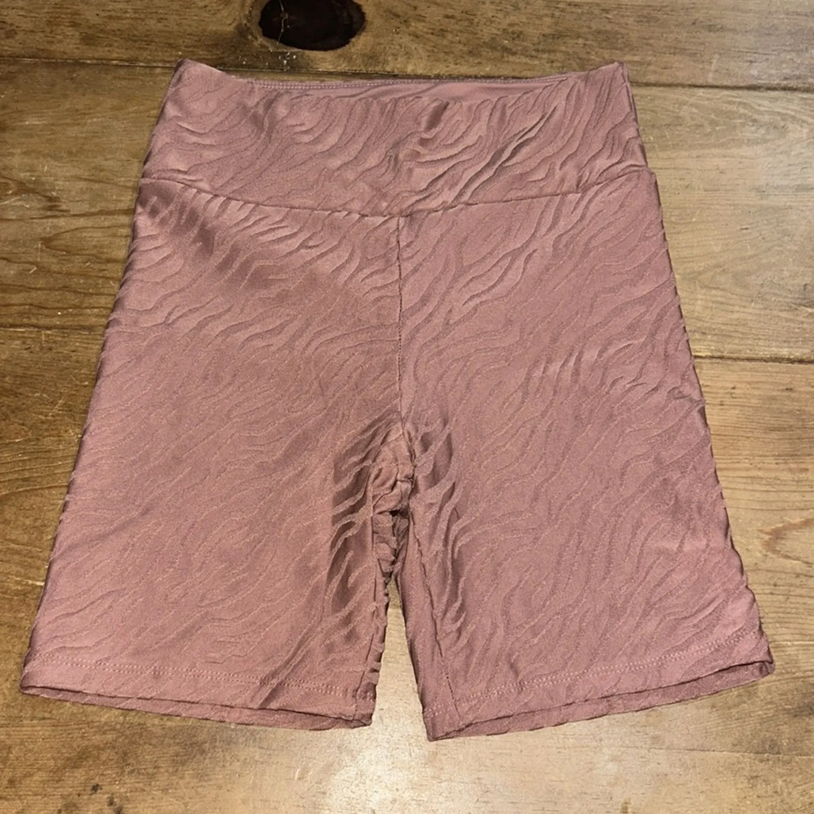 Twenty Montreal 3D Activewear Biker Shorts Small Brown - Image 5