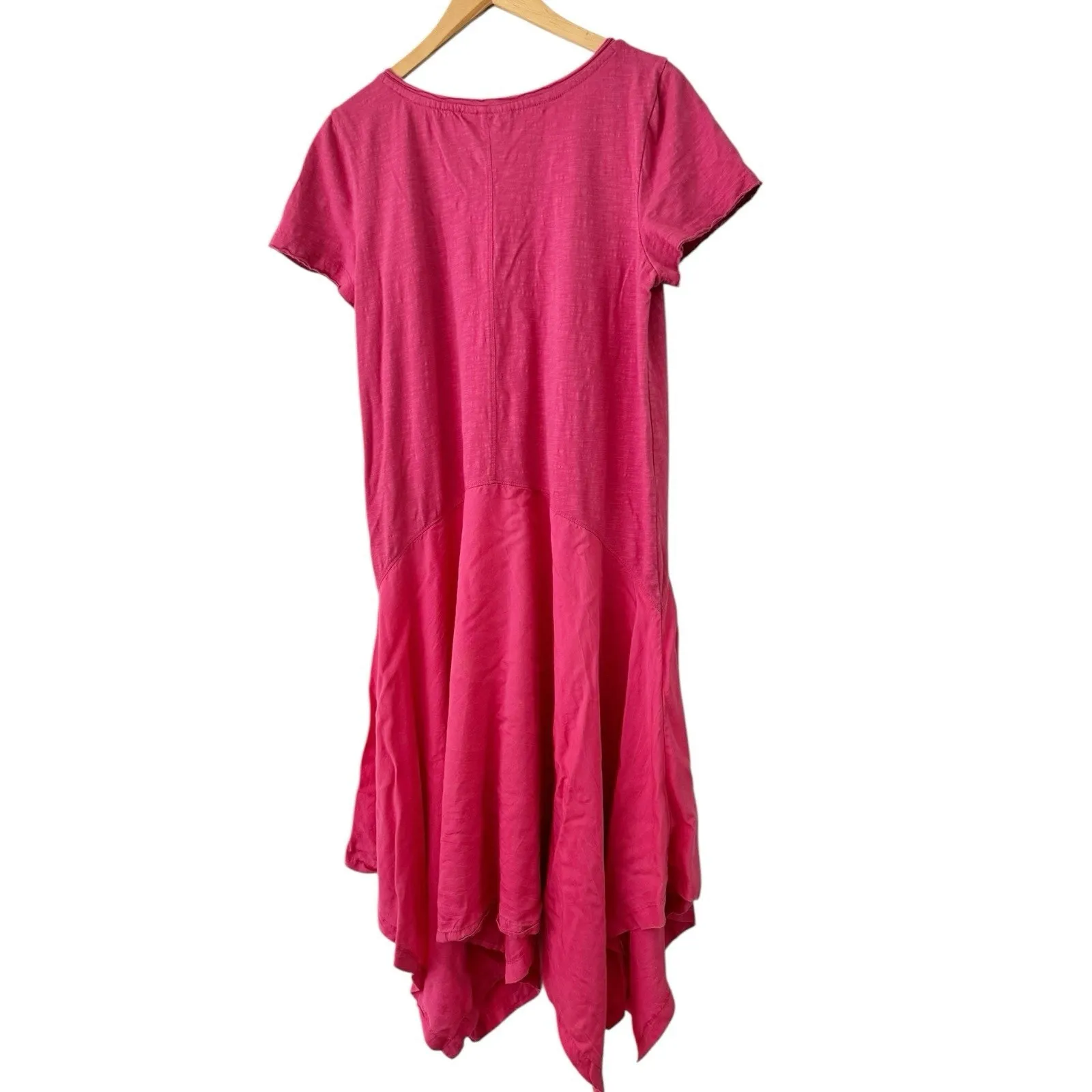 Anthropologie Saturday Sunday Jeanette Pink Oversized Maxi Dress Size Medium - Image 4