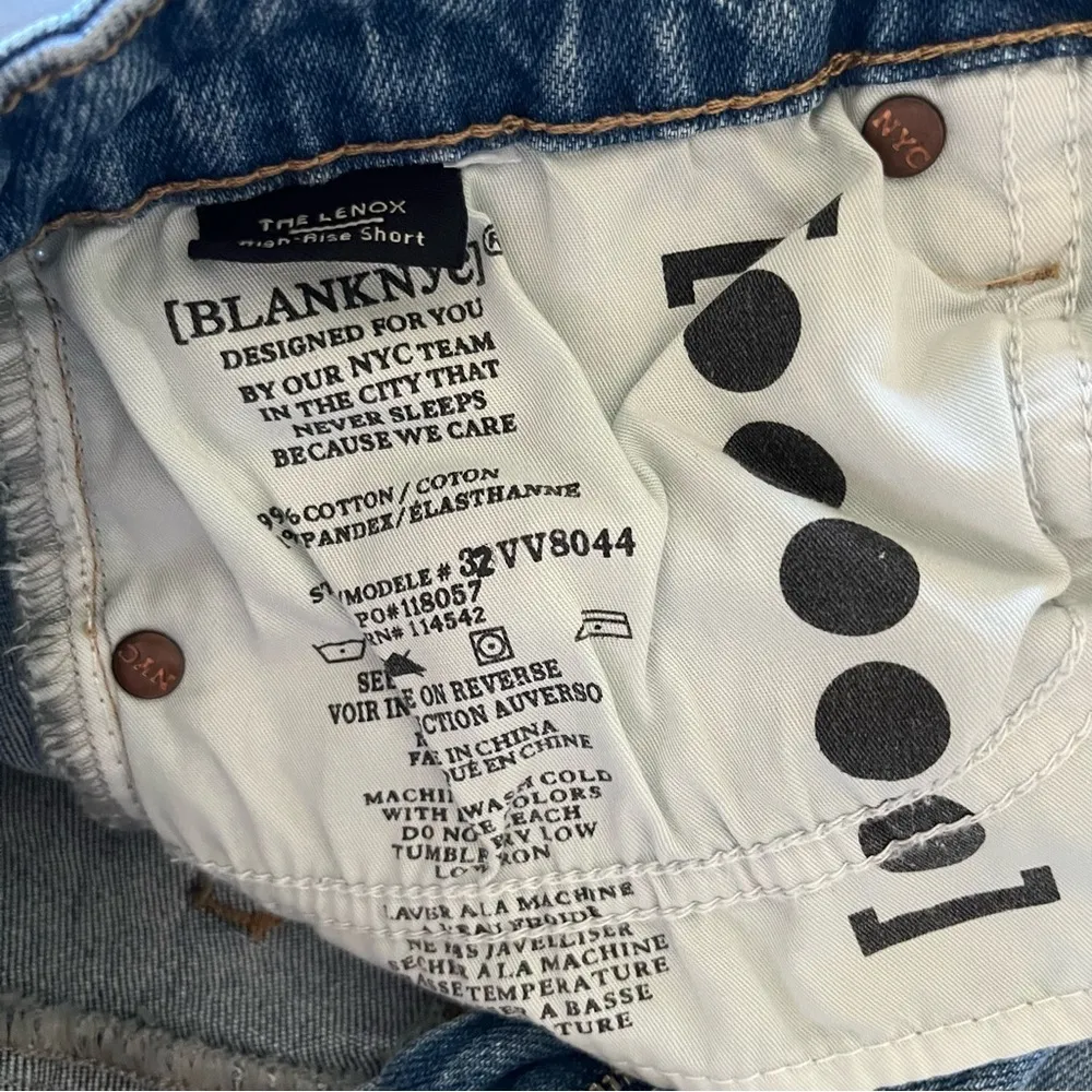 Blank NYC The Lenox High-Rise So Yesterday Jean Denim Short Size 28 - Image 11