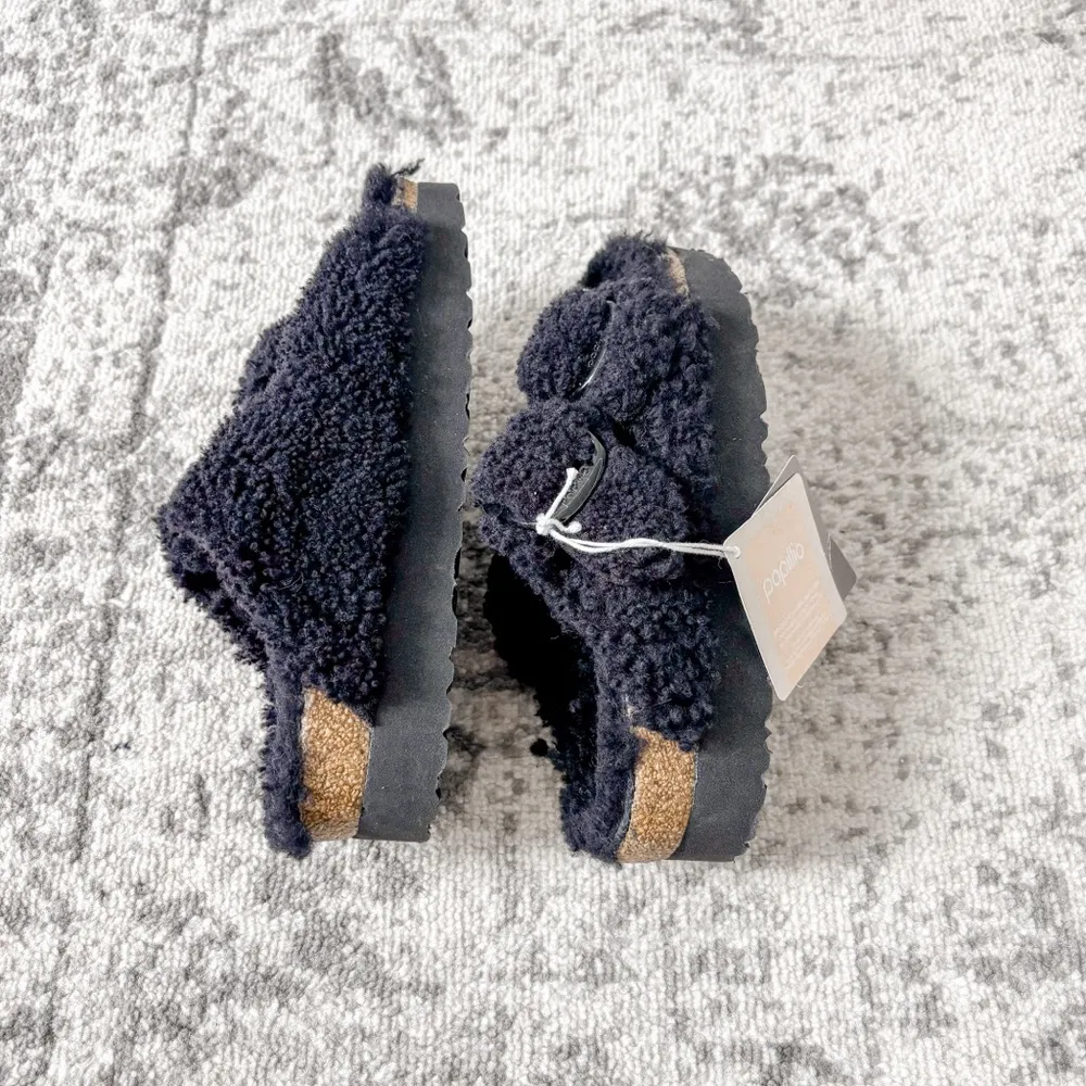 NEW Birkenstock Arizona Papillio Teddy Shearling Sandals - Image 8