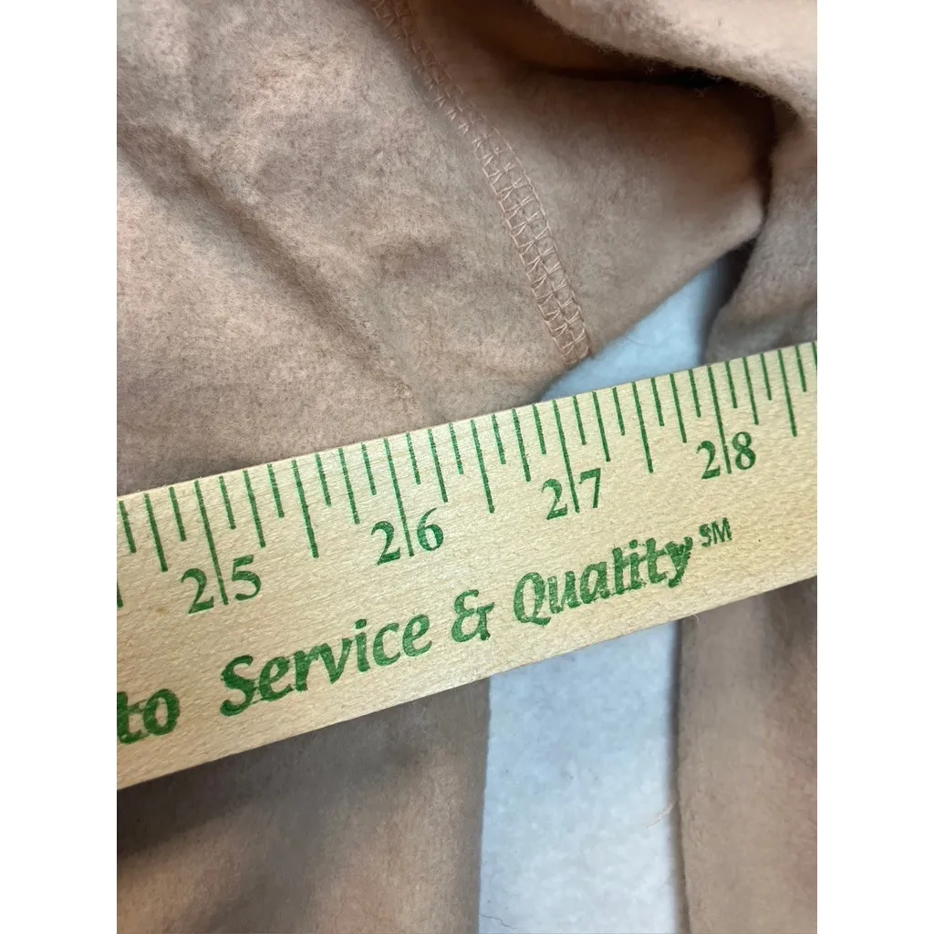 Perch by Blu Pepper Womens Fleece Zip Up Jacket Tan 2XL Cozy Minimalist New Size undefined - Image 5