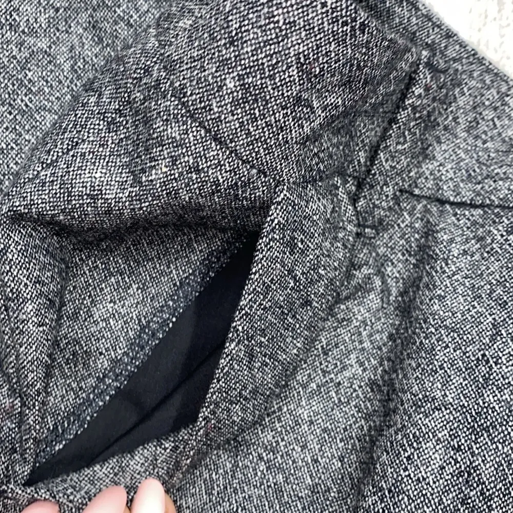 Garnet Hill size 8 grey trousers wool blend - Image 2