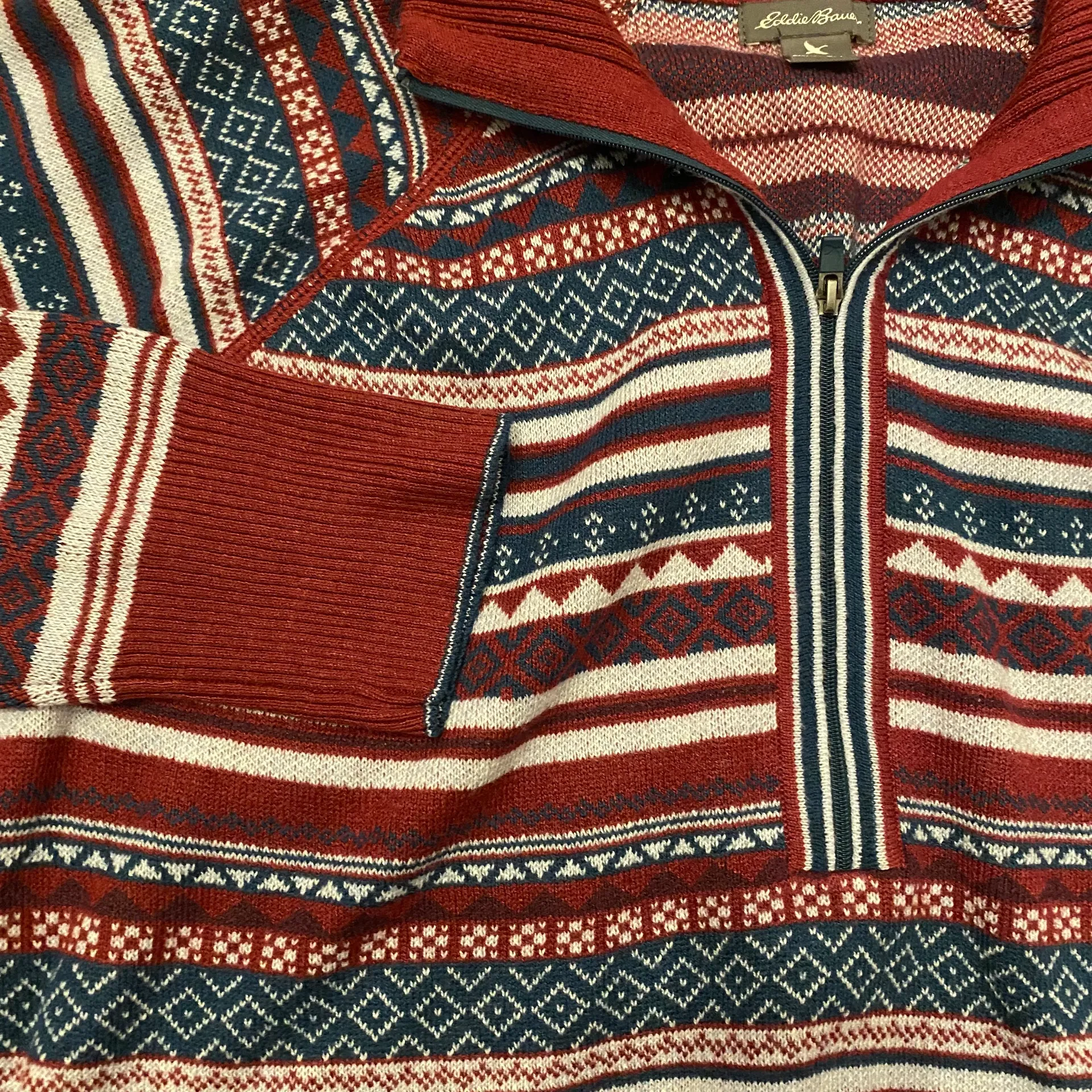 Deep Hued Faire Isles Zip  - Image 3