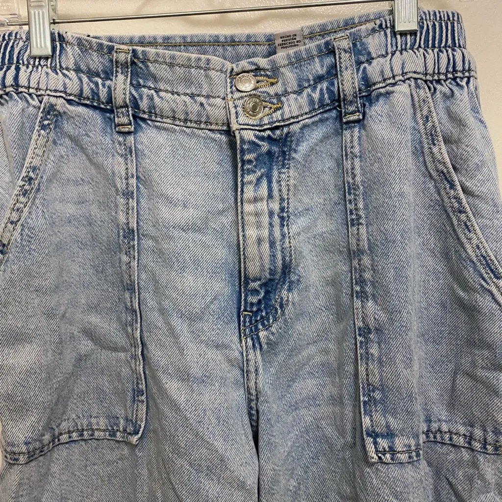 Forever 21 Womens Juniors Denim Jeans Size M Light Blue Wash 30x29 Waist 30” - Image 2