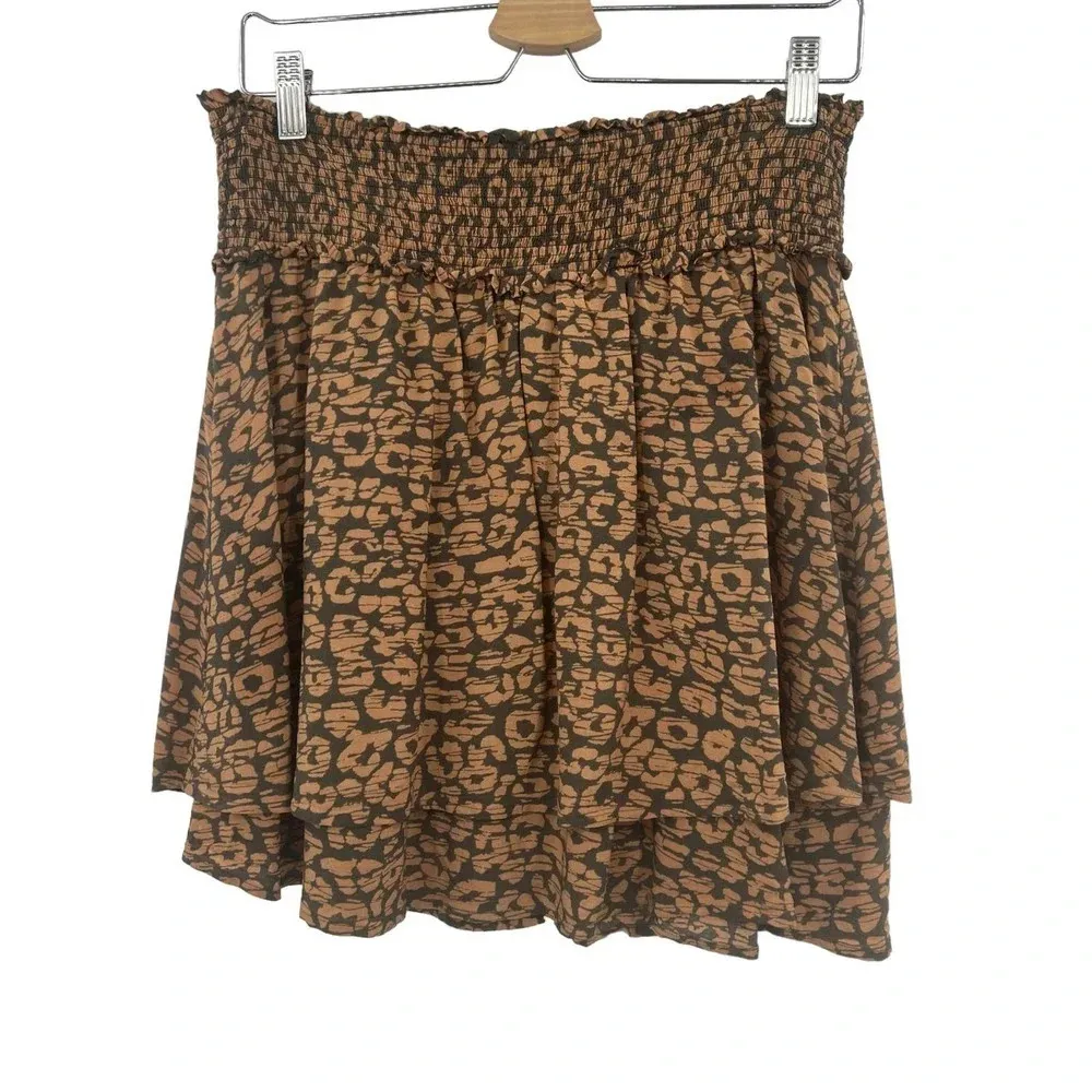 Rails Addison‎ Skirt in Batik Cheetah Print Size Large - Image 3