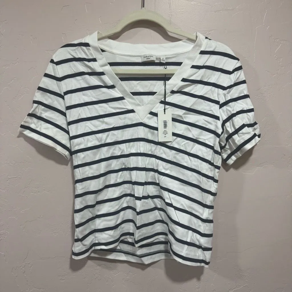 New Aritzia Babaton InterLock Cotton Verify T-Shirt - Image 4