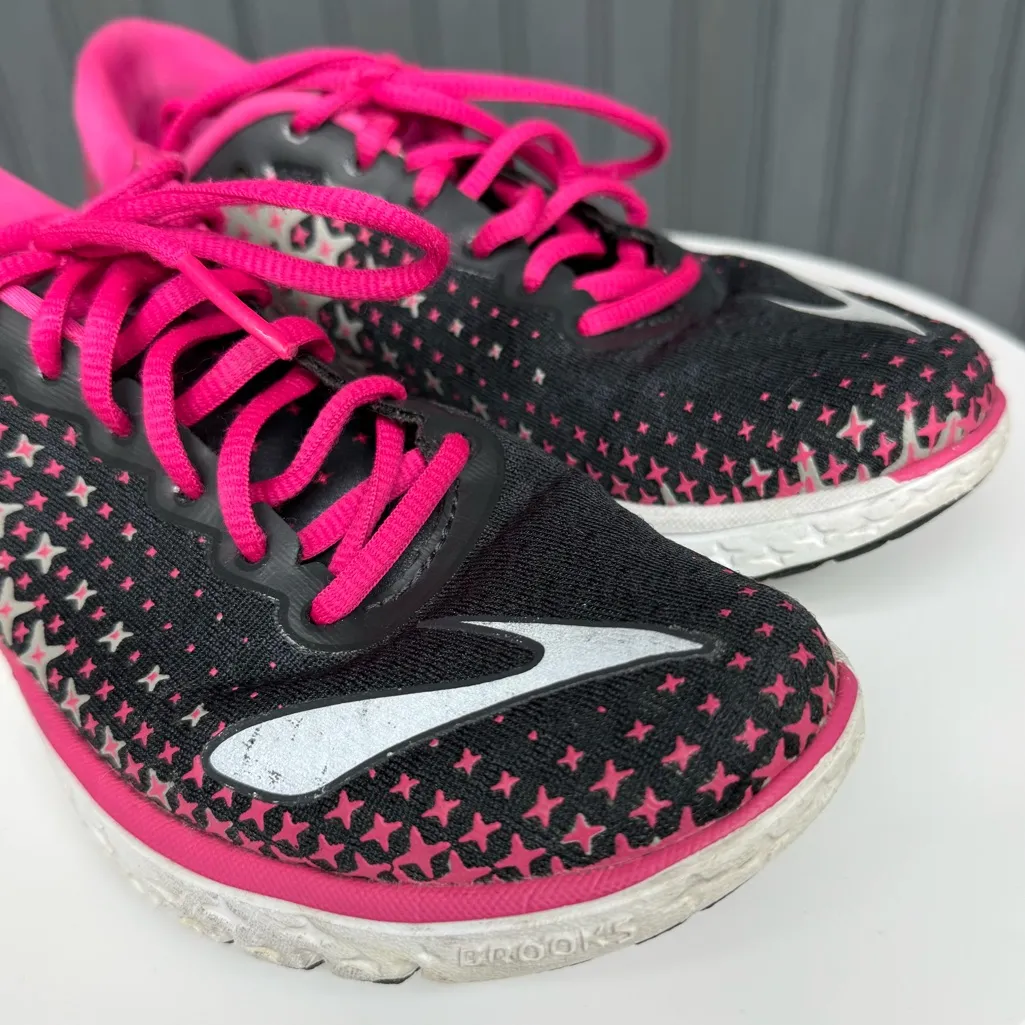 Brooks PureFlow 5 Women’s Running Shoes Black Pink Size 8 GUC Everyday Sneakers - Image 10