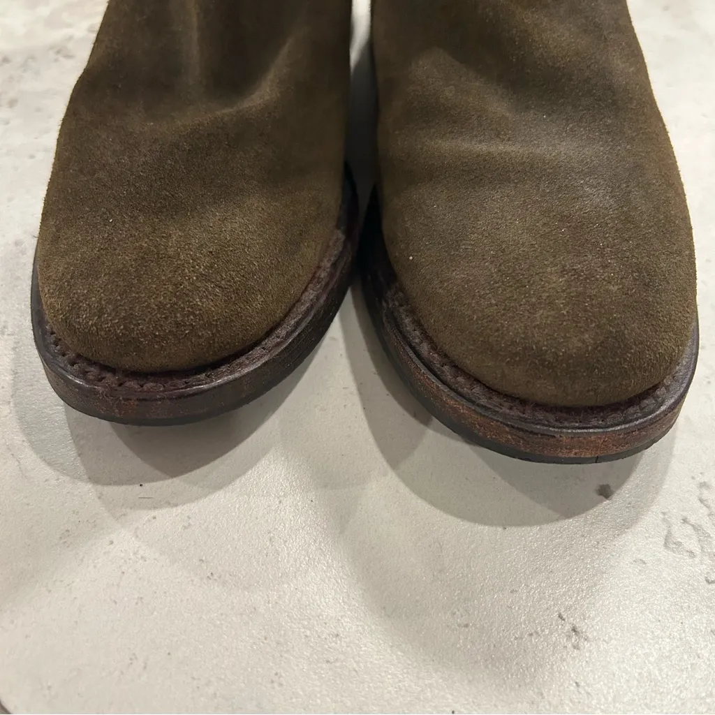 Sendra Roper Suede Boots SIZE 6 Green - Image 3