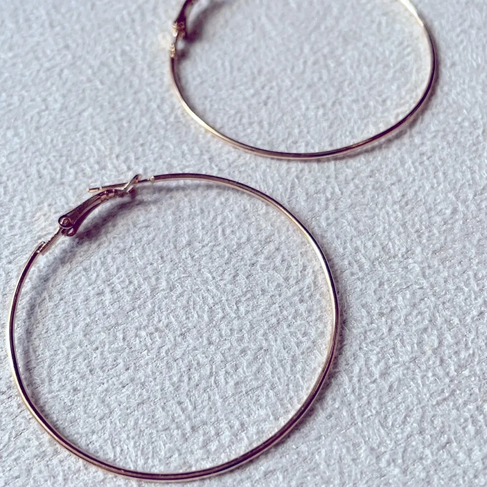 NEW Gold hoops - Image 3