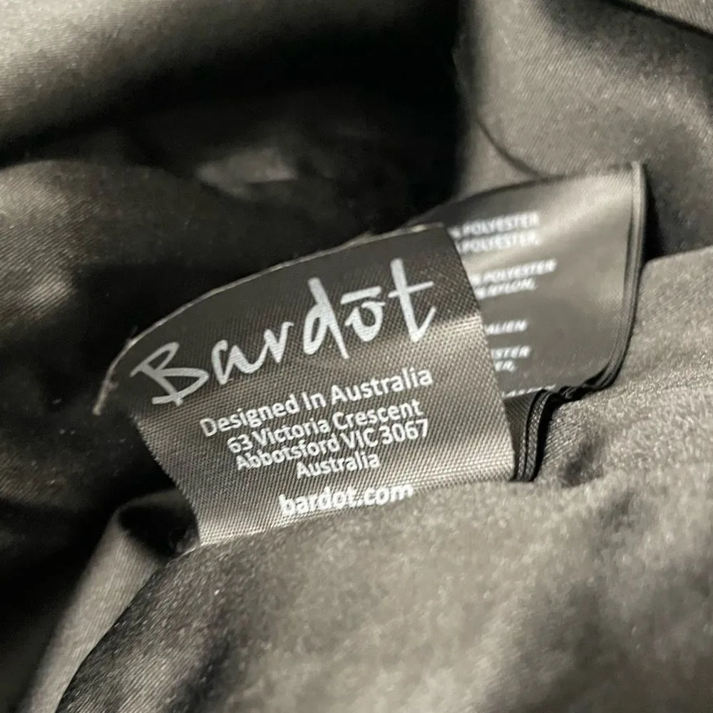 NWT Bardot Lola Black Lace Midi Slip Dress Cocktail Party Women's Size 4 | XS - Image 16