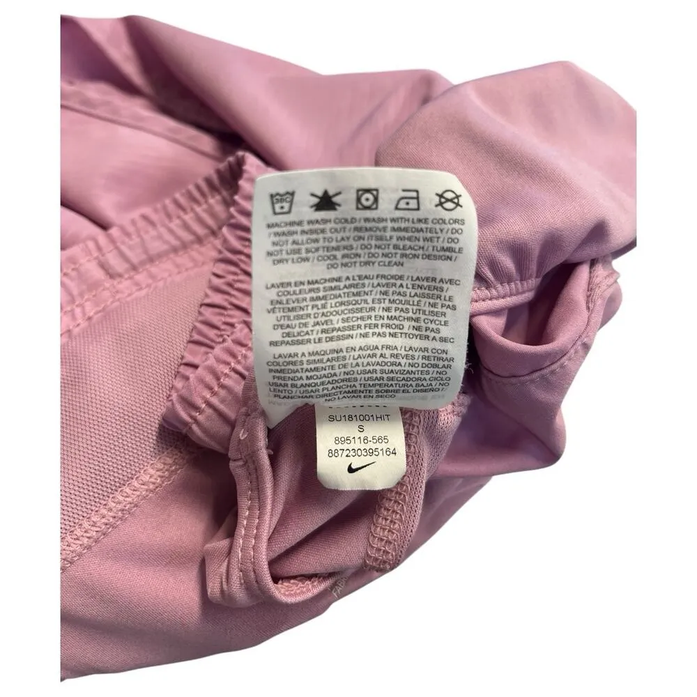 Nike Running Shorts Womens Small Pink Dri Fit Lined Athletic Walking Workout Gym - Image 10