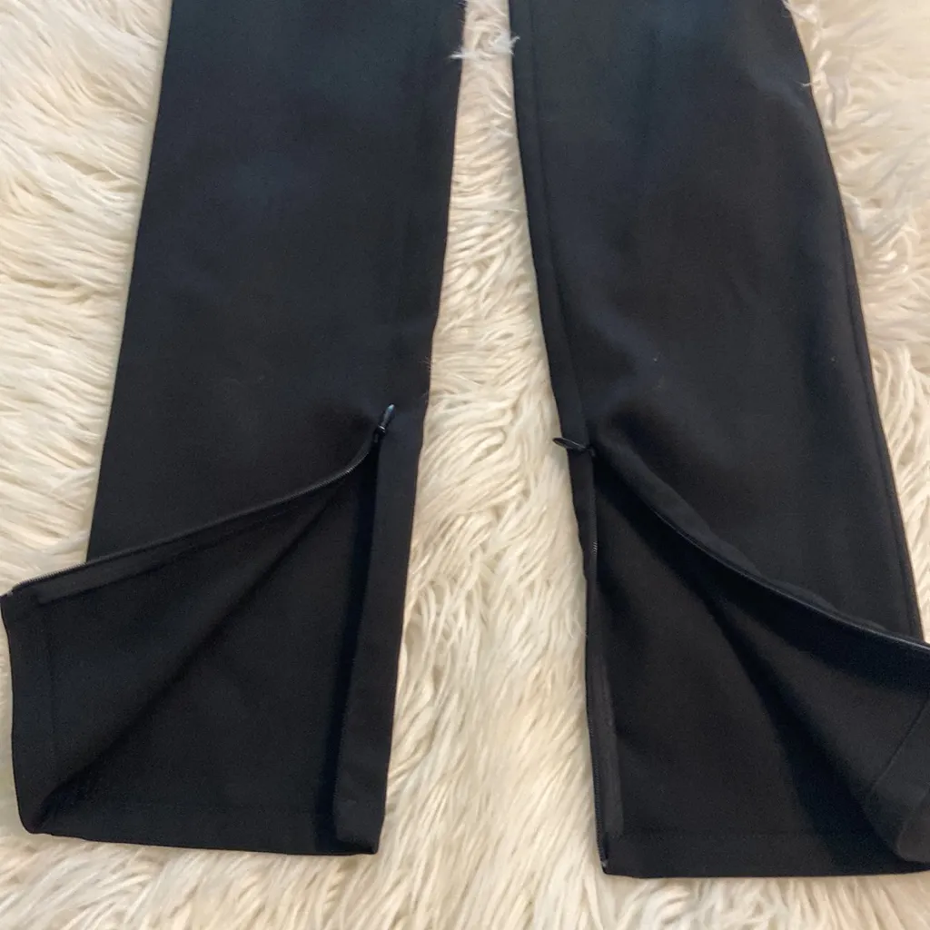 Balmain Paris Black High-Waisted Pants size 34 inseam 30” waist 24” color black - Image 9