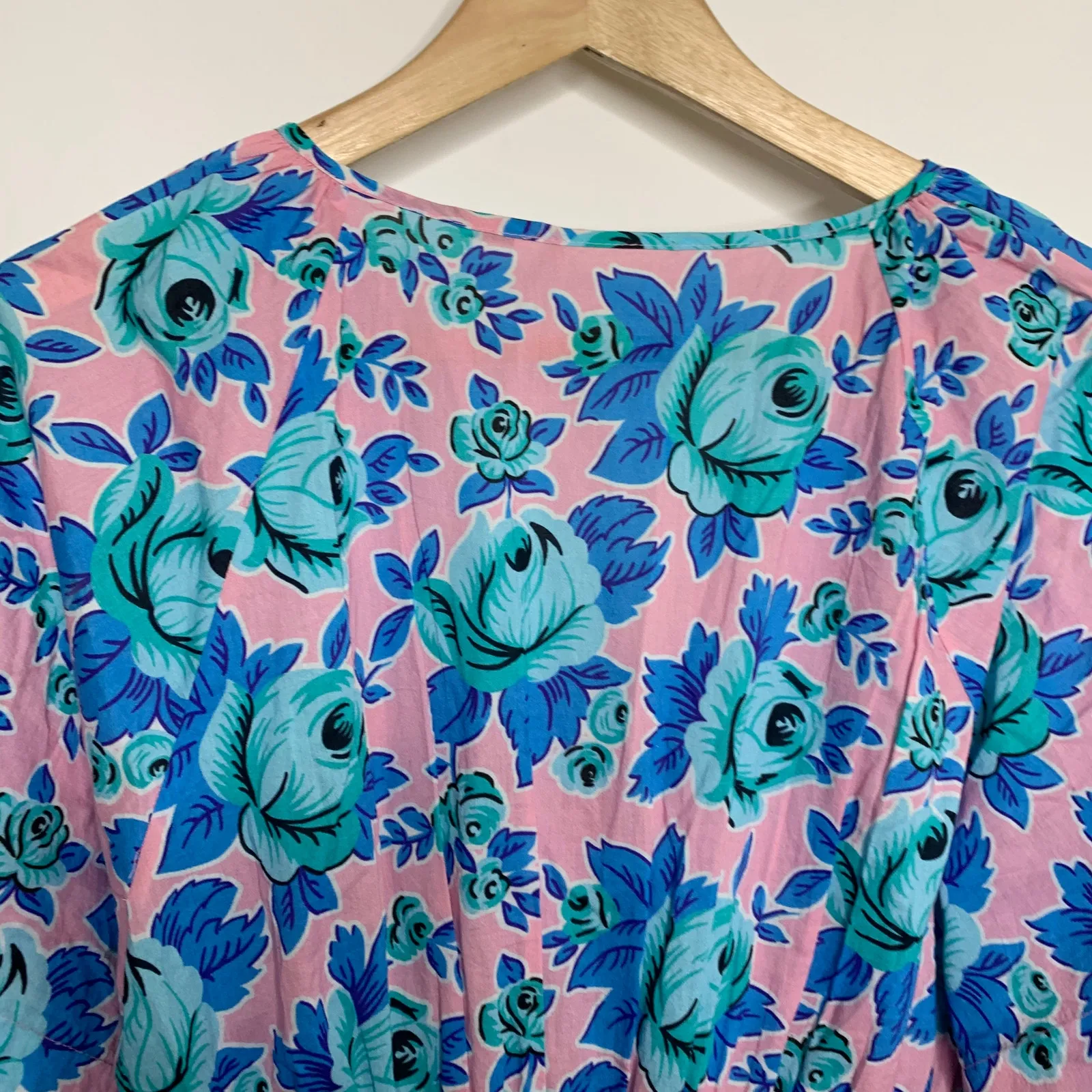 Rhode Resort Anya Smocked Mini Dress Womens Size Medium Blue - Image 15