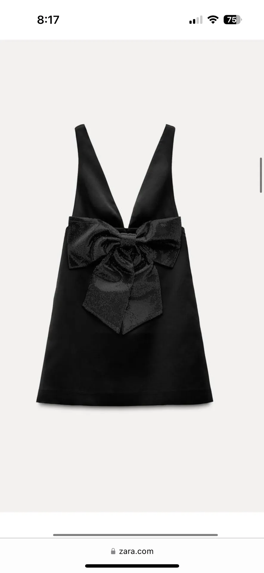 Rhinestone Bow Dress - Image 2