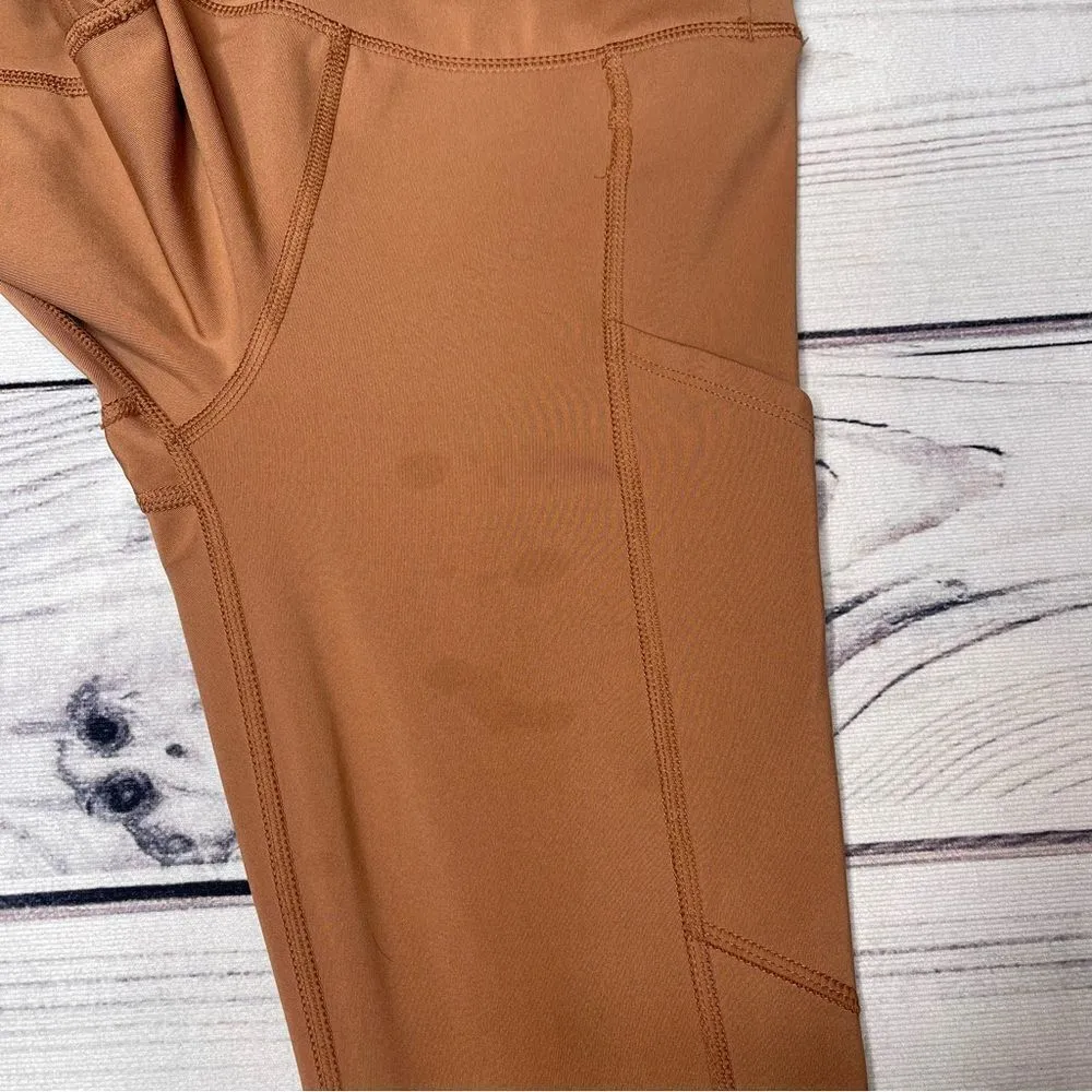 American Eagle The Everything Pocket Leggings Size XS Rust Brown Tan Athletic - Image 8