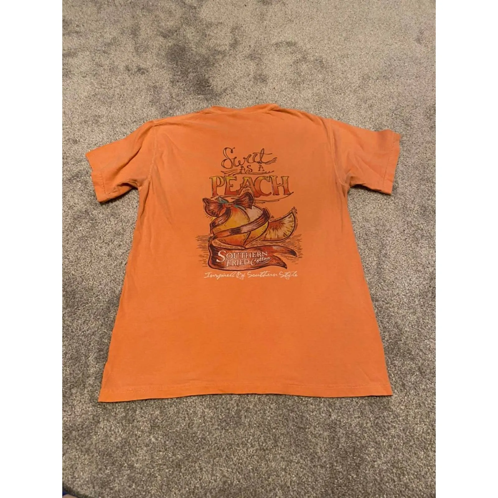 Southern Fried Cotton small peach shirt‎ - Image 4