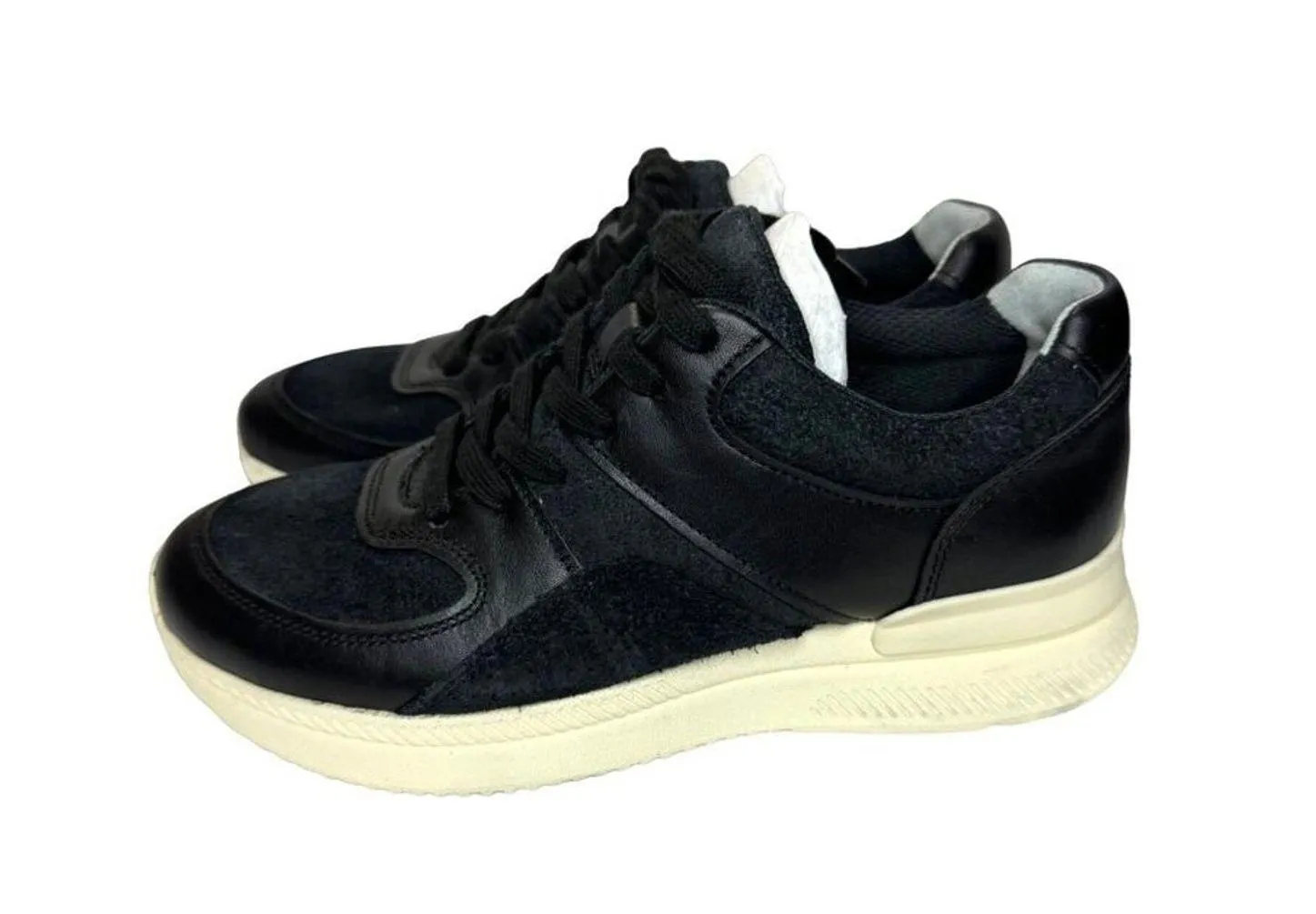 Everlane The Trainer Leather Sneaker Unisex W 7 M 5 Black New Without Box - Image 2