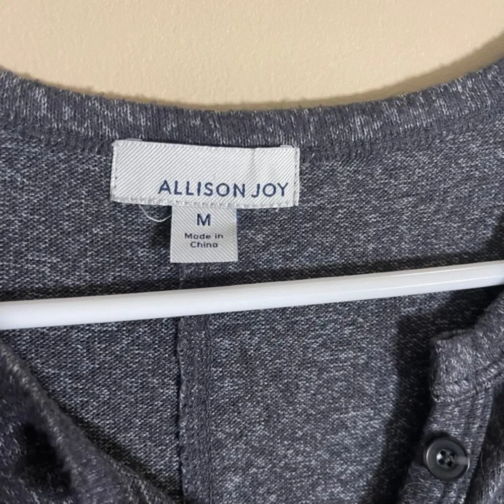 Allison Joy Gray Henley Long sleeve M - Image 2