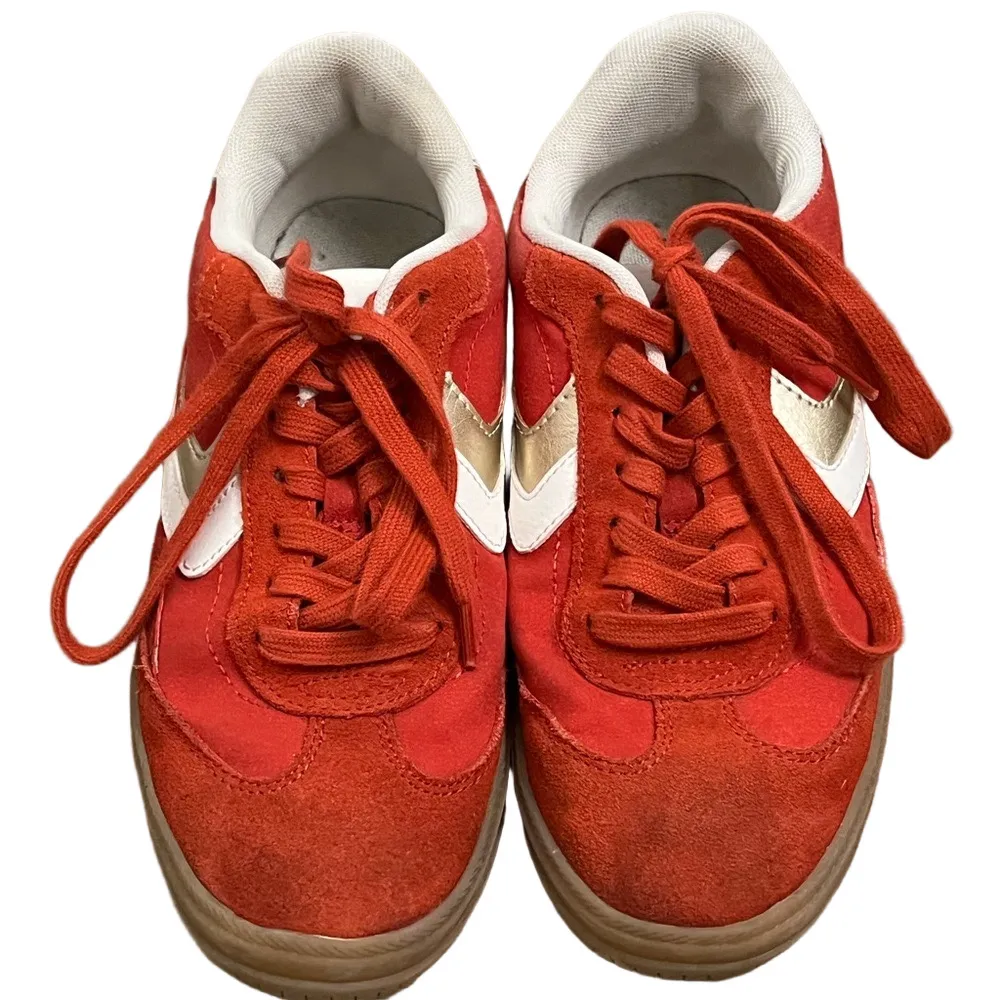 Bershka Retro velvet trainers - Image 2