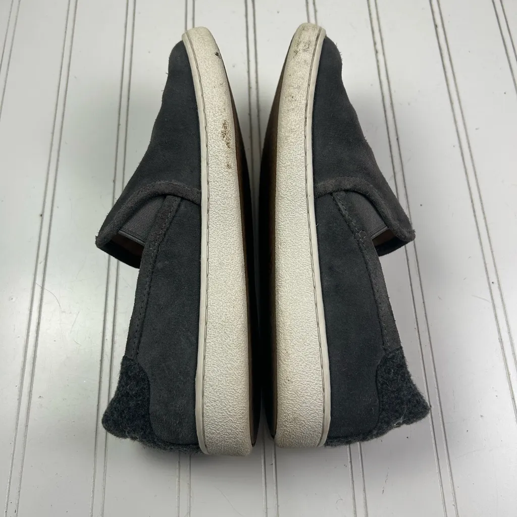 UGG Australia Cas Charcoal Gray Suede Slip-On Sneakers Women’s Size 7 - Image 6