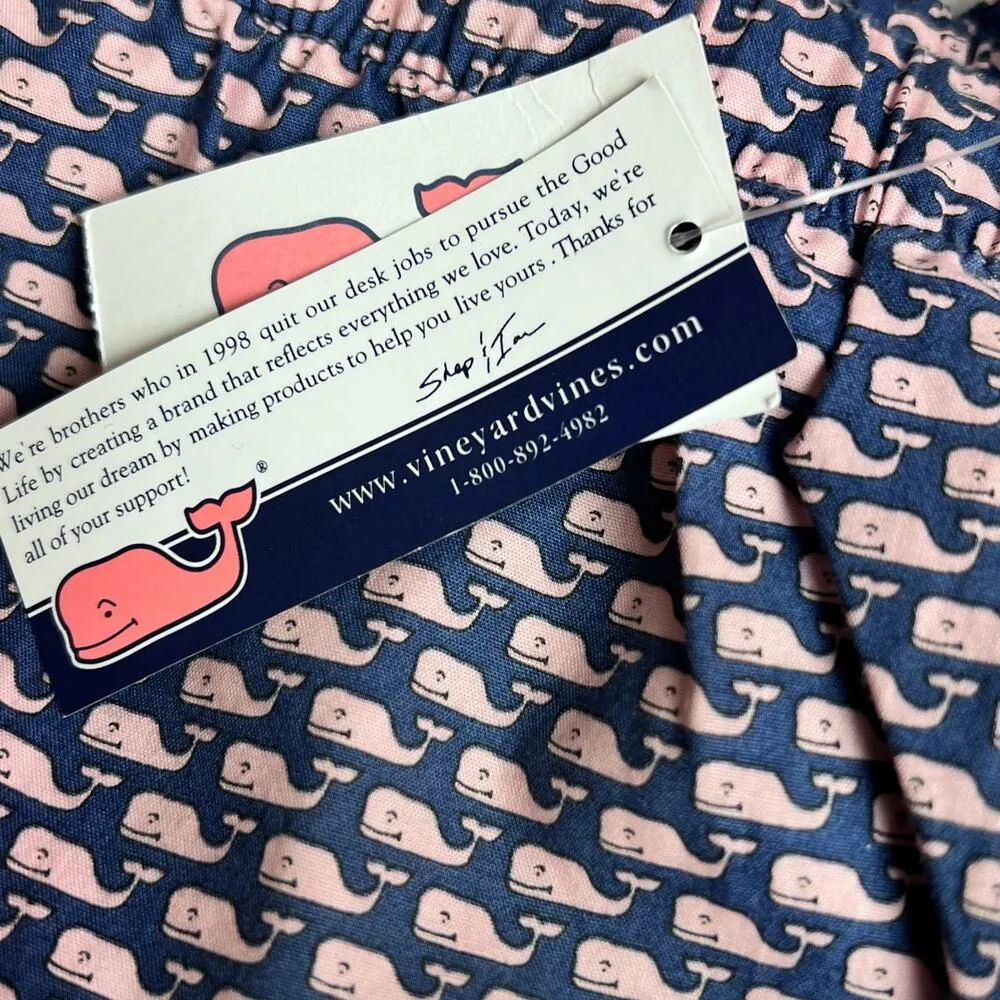 Vineyard Vines Womens Logo Printed Pajamas Pants Sz S - Image 10