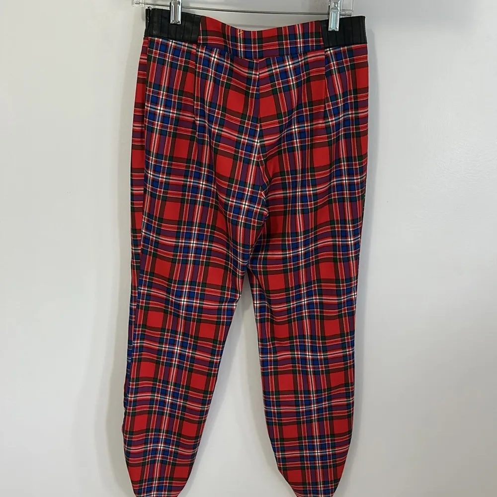 Tanya Taylor Plaid Carrington Ankle Pants - Image 4