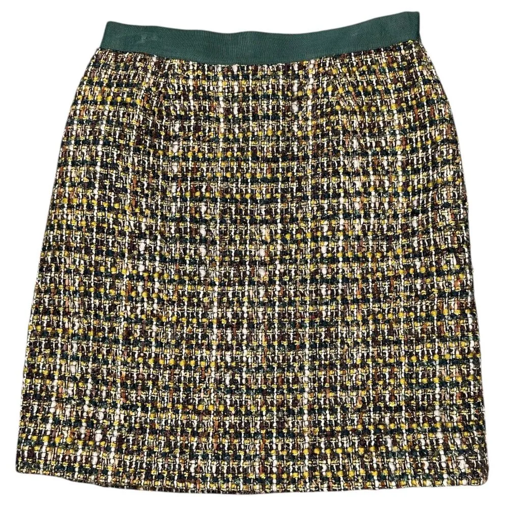 Kate Spade Tweed Mini Skirt Size 2 | Multicolor Wool Blend A-Line - Image 3