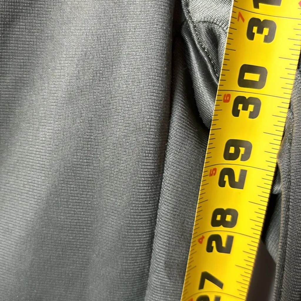 American Eagle Track Sweatpants Low Rise Zip Green Gold Size 6 Y2k Indie Sleaze - Image 8