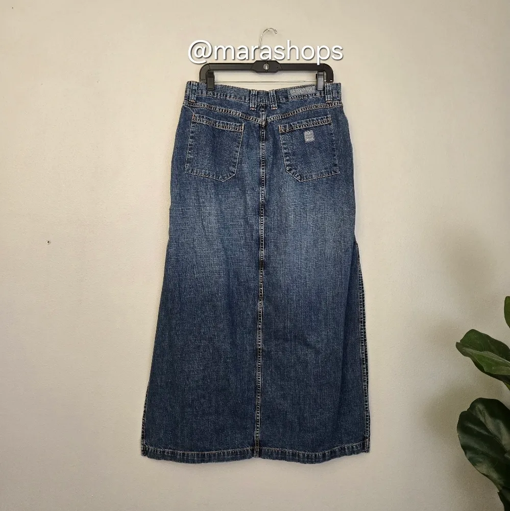 Vintage 00's Lucky Brand Denim Maxi Skirt - Image 3