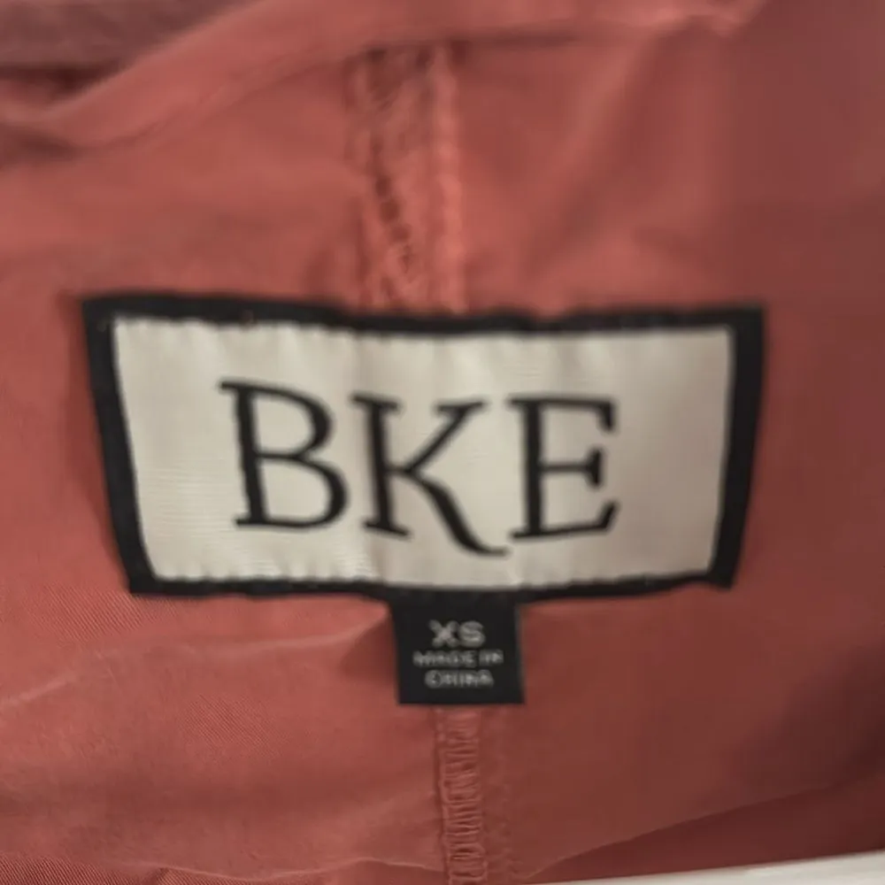 BKE Y2K Coral Cinched Waist Longline Hooded Lightweight Jacket - Image 9