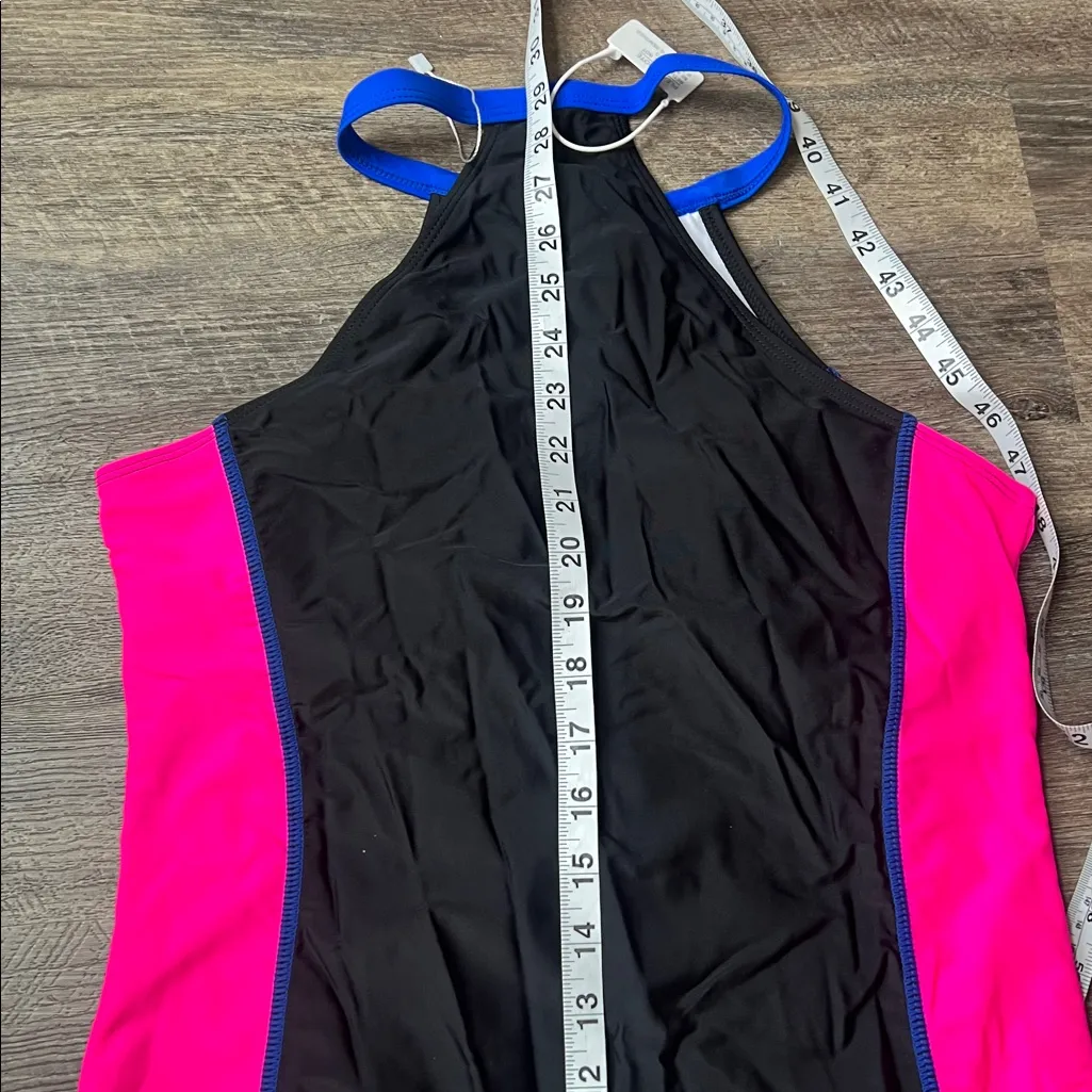 BIKINX One Piece Surfing Swimsuits Zipper Bathing Suits Monokini Swim Sz L ⚫️ Black Size L - Image 8