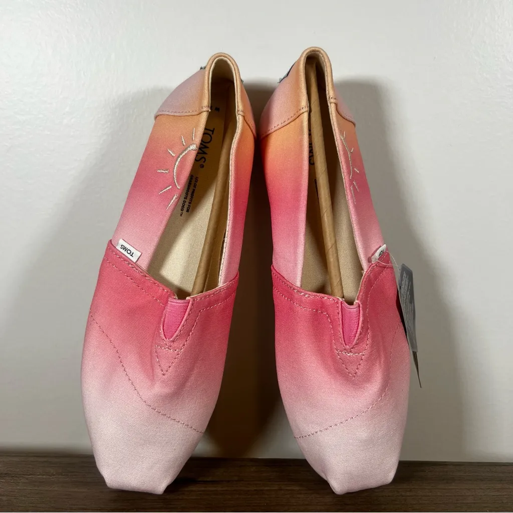 TOMS Alpargata Candy Pink Ombre Women's Shoe Size 7 #497A - Image 8