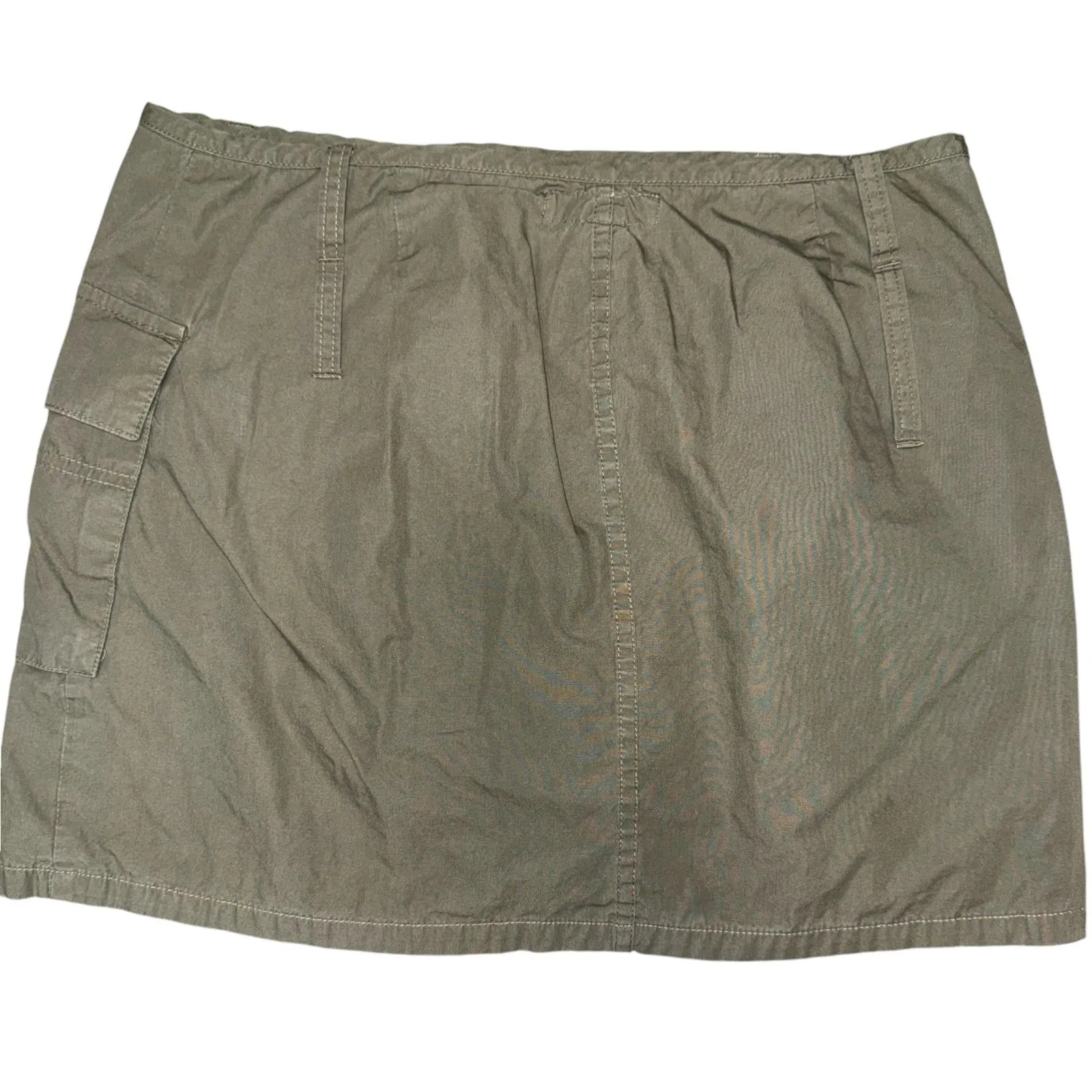 EC Women's‎ Vintage Tommy Jeans|Y2K Cargo Mini Skirt in Army Green Size 9 - Image 2