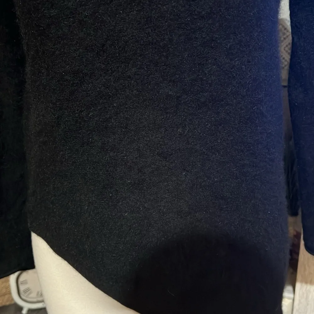 C by Bloomingdale’s cashmere sweater 2ply 100% cashmere women’s size XS Black - Image 3