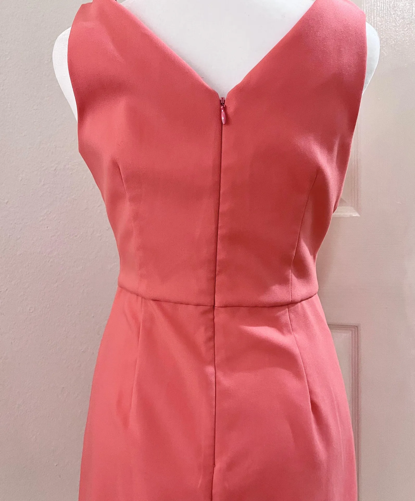 Salmon A-Line Dress - Image 2