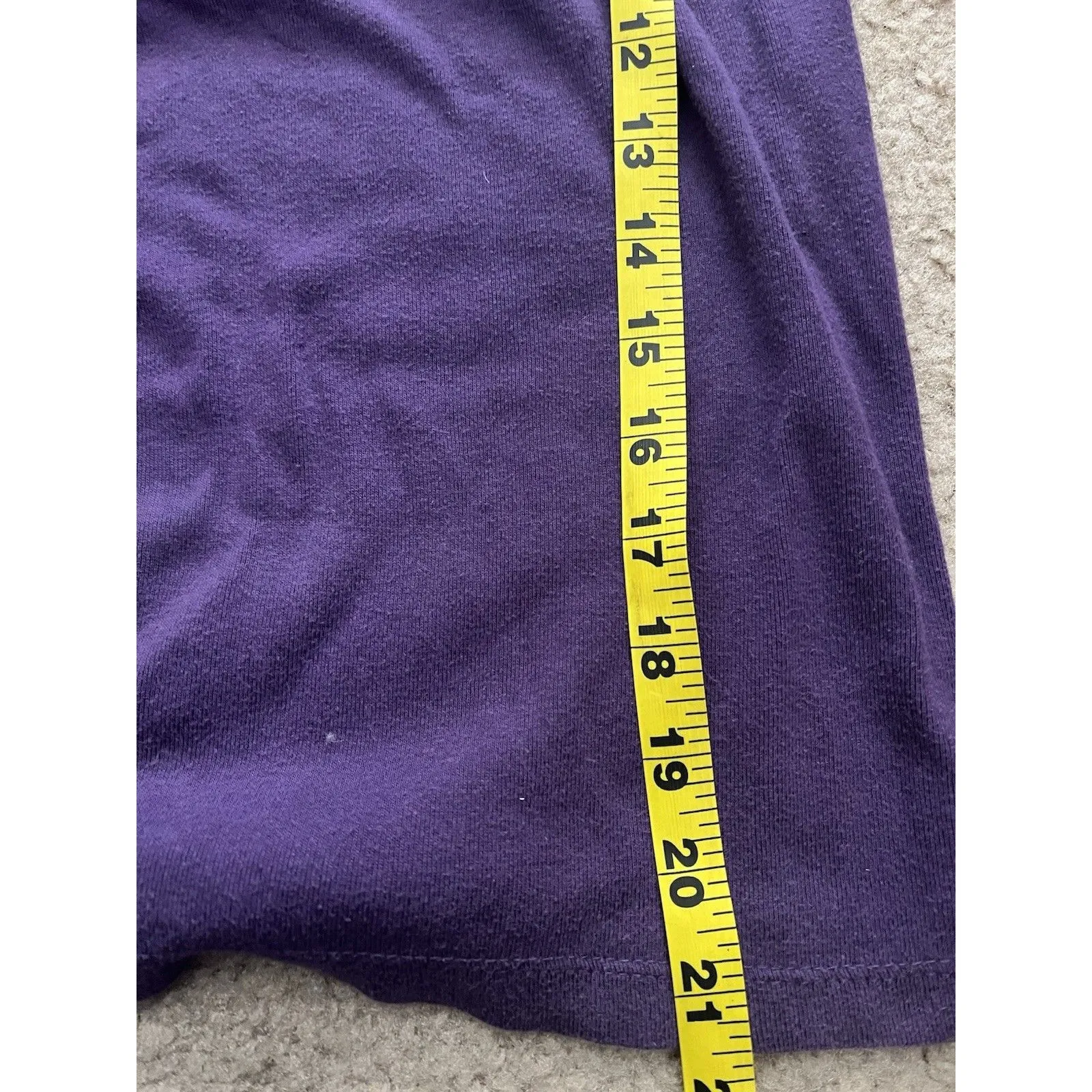 Karen Scott Tunic PM Purple Fairy Ruffle Feminine Indie cottagecore 3/4 sleeve - Image 6