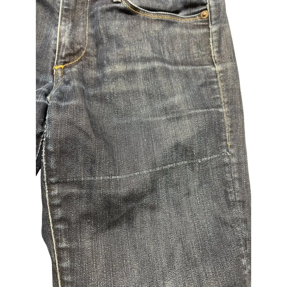 Earnest Sewn Blue Denim Jeans Slim Fit Made in USA Size 28 - Image 2
