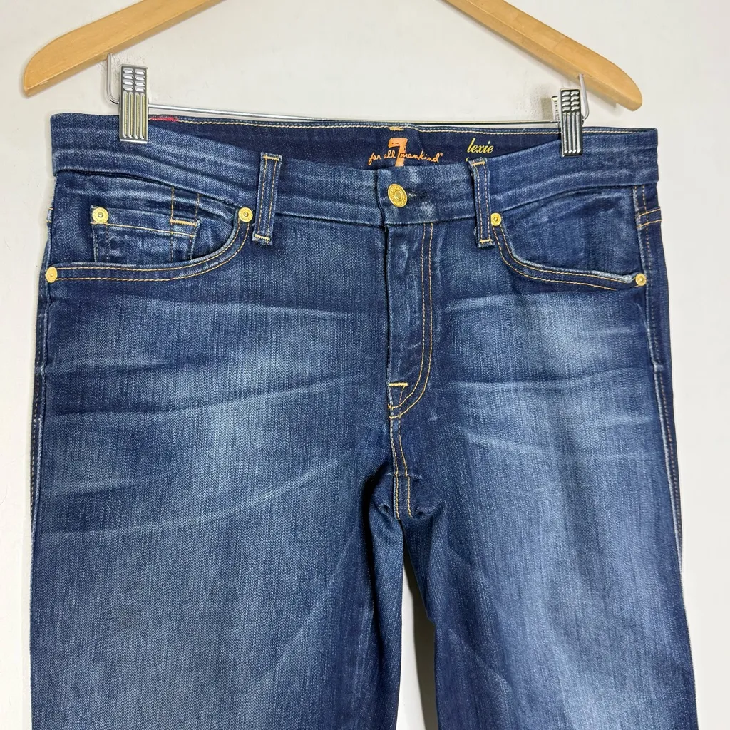 7 For All Mankind Lexie A-Pocket Jeans Size 31 Dark Wash - Image 6