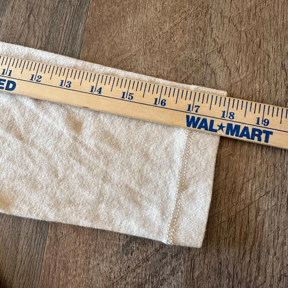 Lauren Ralph Lauren Southwestern Aztec Tribal Pattern Cotton Top Beige Medium - Image 7