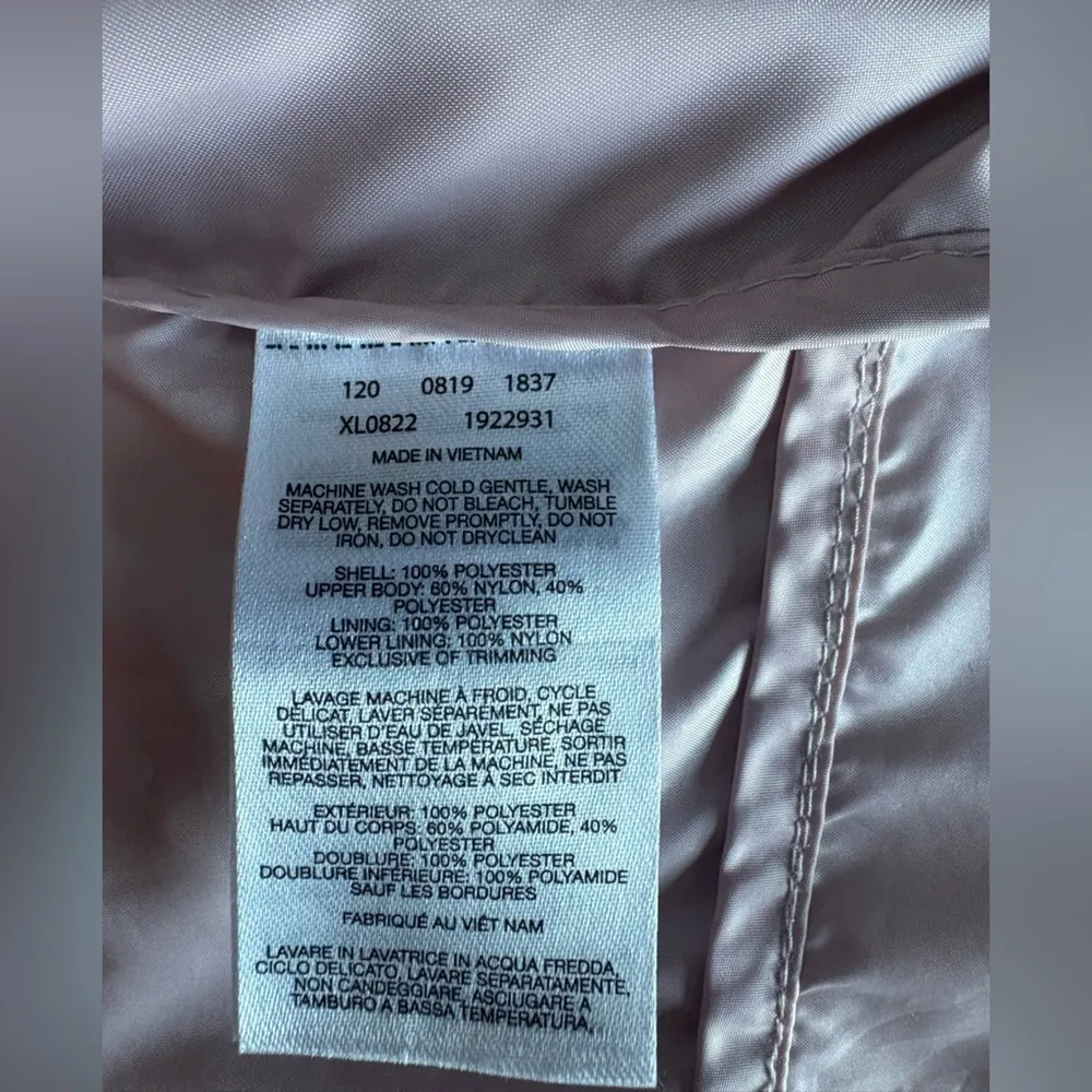 Columbia Mineral Pink‎ Fleece Lined Wind Breaker Zip Up Size XL New Condition - Image 4