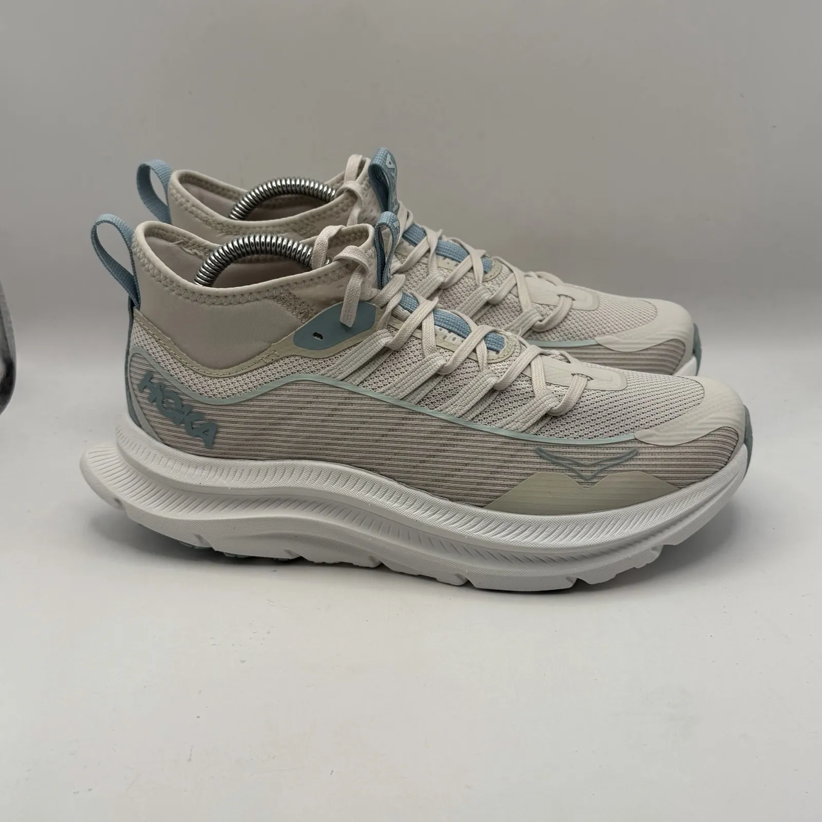 Hoka One One Kawana Mid 1169290-SCW Stucco White Sneaker Women's Size 9 - Image 3