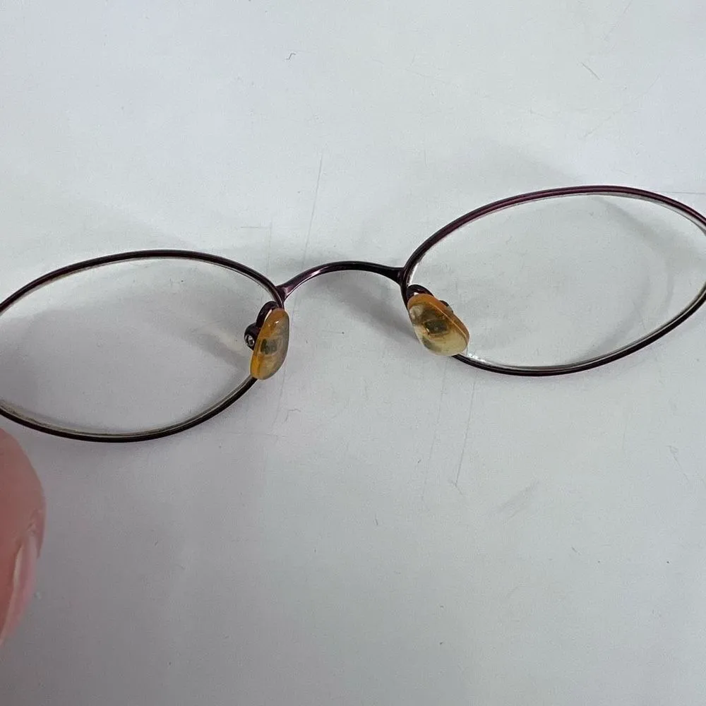 Vintage‎ Dove by Jalapenos Bordeaux 140 Prescription Lenses Optical Eyeglasses Pink - Image 6