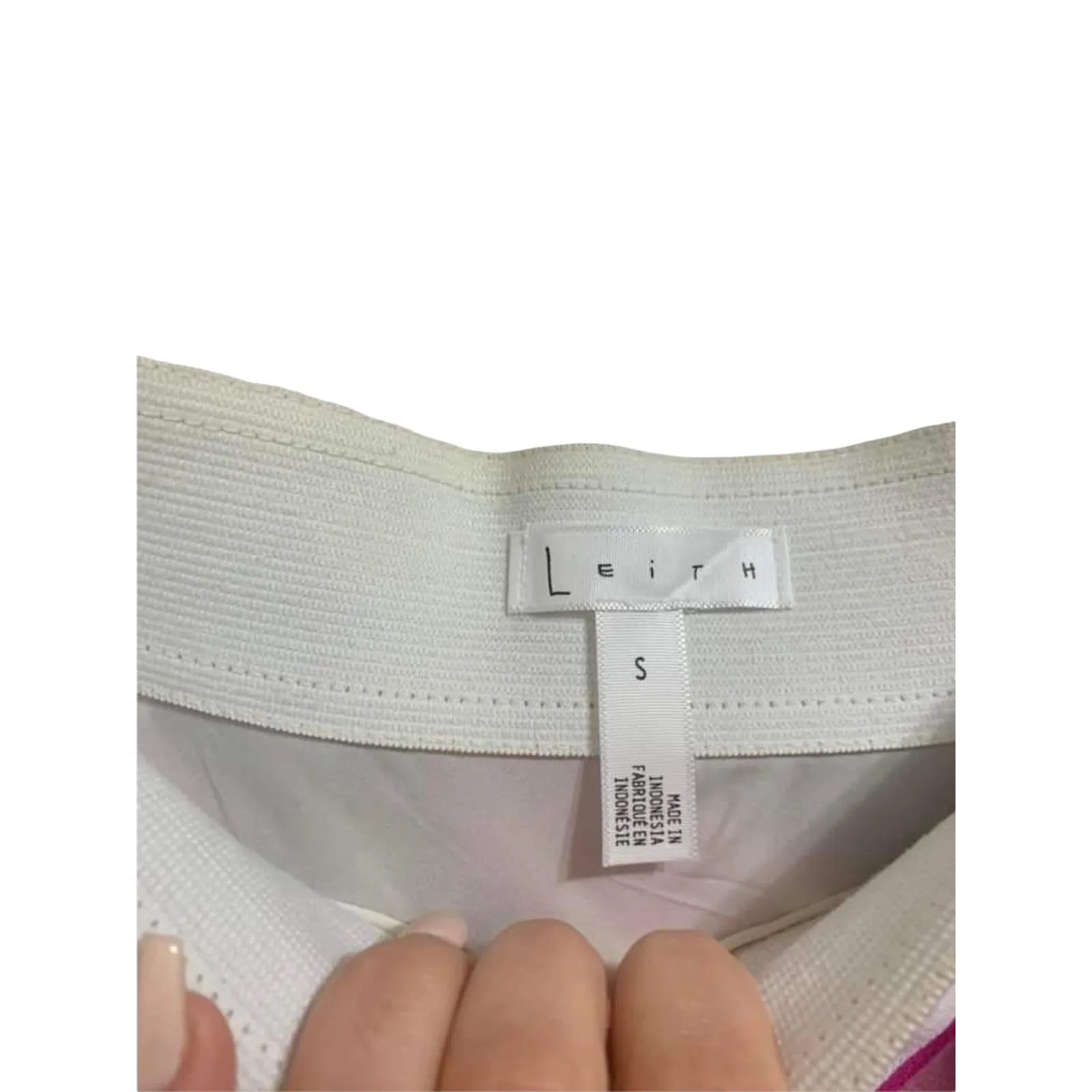 Leith Burgundy Fudge Scarf Midi Skirt Pink‎ Brown Size Small NWT $55 - Image 5