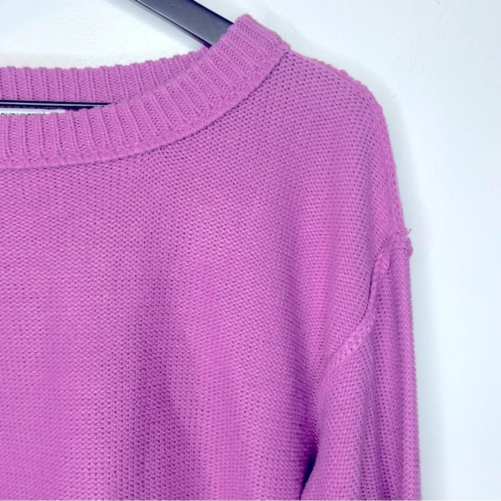 Double Zero Long Sleeve Sweater in Vintage Plum Size S - Image 5